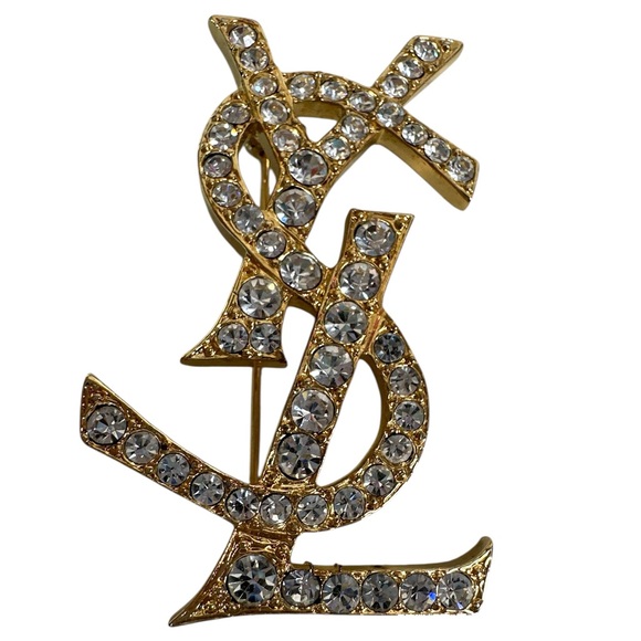 Yves Saint Laurent Jewelry - YVes Saint Laurent beautiful opyum crystal Brooch